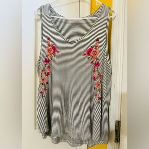 XL American Eagle Embroidered Tank